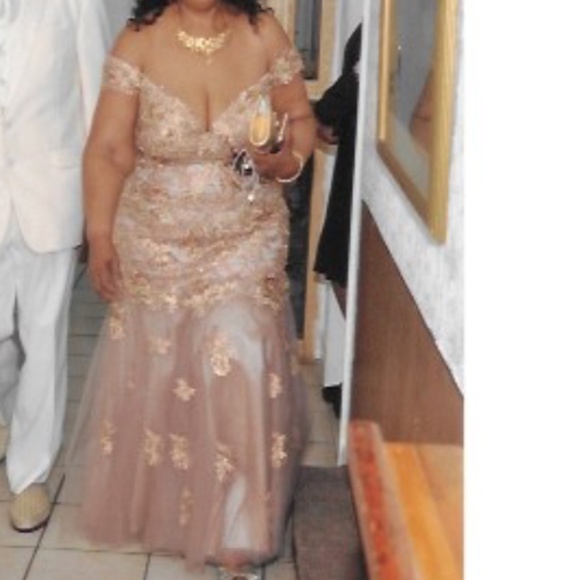 Cindy USA  Mermaid Corset back  prom, Bride, Birthday, Evening gown PLUS 3X XXXL - Picture 3 of 17